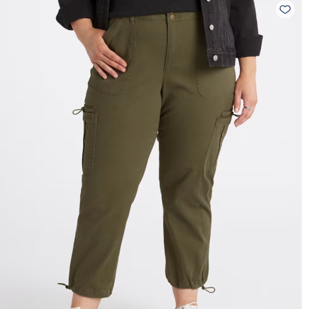 Democracy Absolution Sky Rise Utility Elastic Hem Cargo Pant